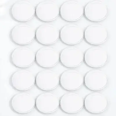 

20pcs Laboratory Petri Dishes 70mm Transparent Culture Containers Disposable Reusable Plastic for Biology Studies