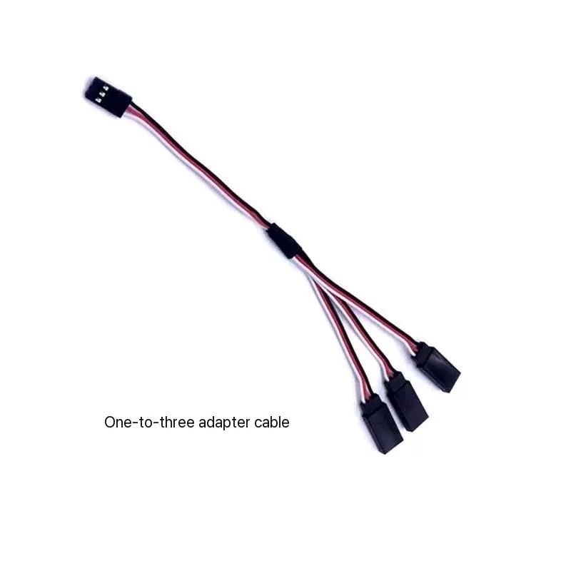 Cabo de extensão servo linha Y, modelo de carro, modelo de navio, modelo de aeronave, cabos de conexão macho e fêmea, 1To2/1To3/1To4