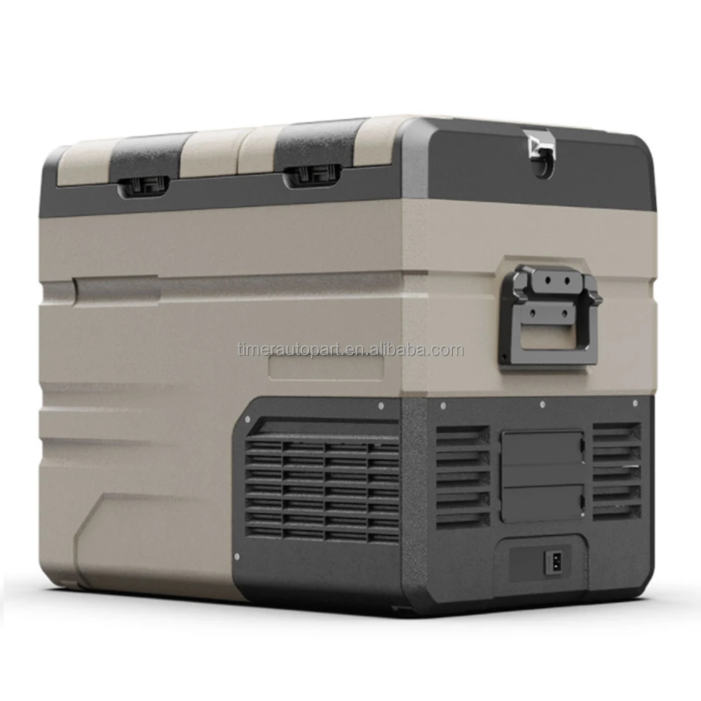 45L/55L 12 فولت صندوق الفريزر المحمول في الهواء الطلق الثلاجة التخييم الثلاجة التجارية لشاحنة الغذاء فان صندوق الفريزر سيارة #5