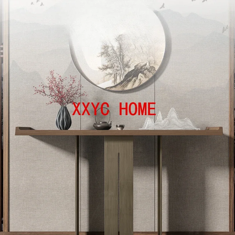 

Solid Wood Altar Modern Minimalist Home Side Entrance Hall Decoration Entrance Cabinet
