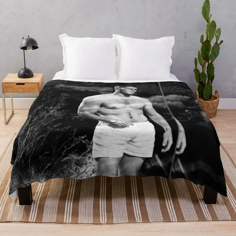 

Nick Jonas Throw Blanket Warm Flannel Blanket for Couch Chair Bedroom