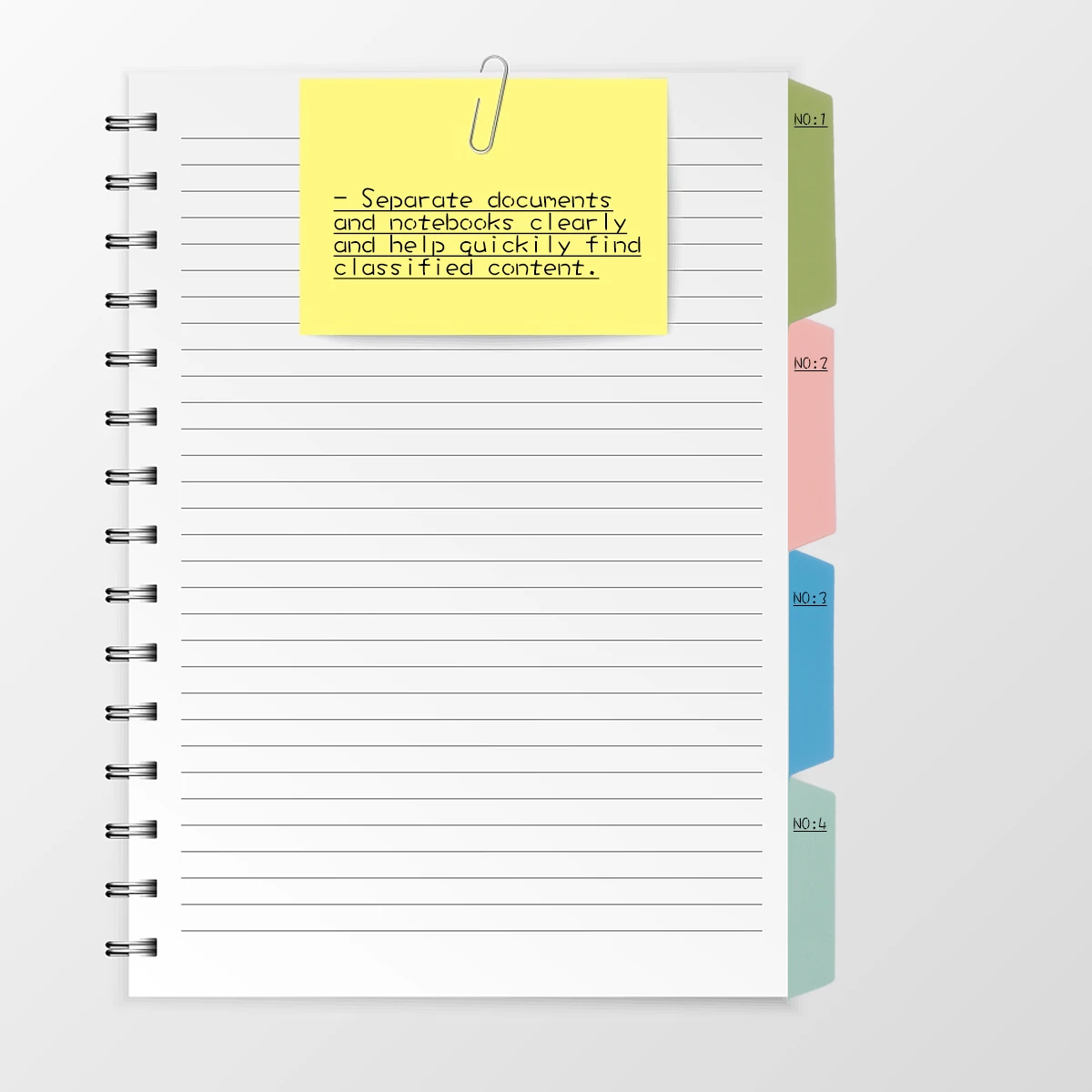 

10Sets Environmental PP Binder Dividers Insertable Tabs for Document Organization Learning Work Random Color Page Dividers