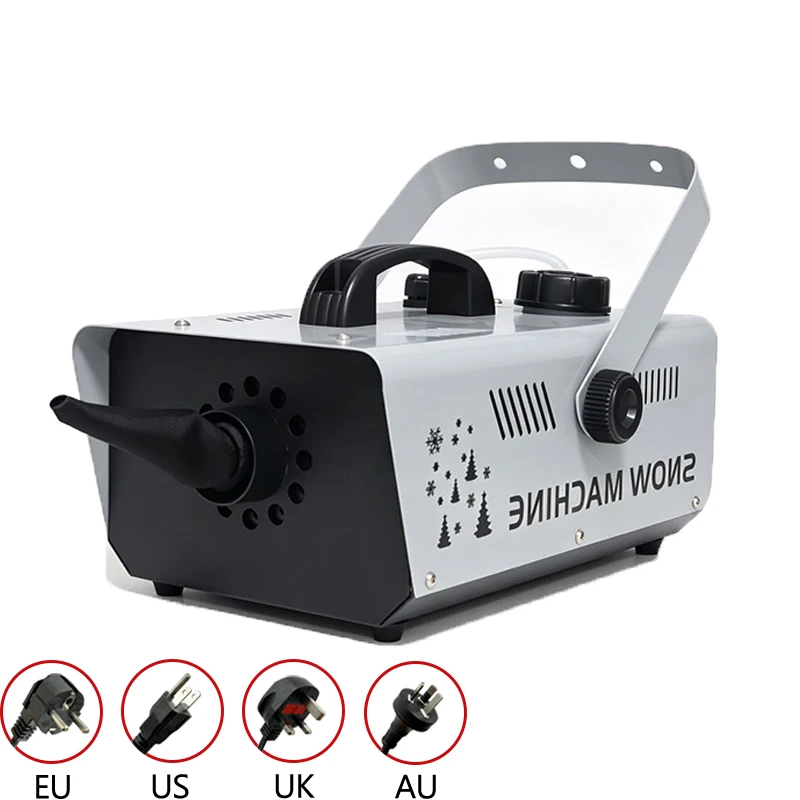 Snow Machine Stage Snowflake Making Machine with Dual Control System Coverage Christmas Party Wedding Outdoor Decoration