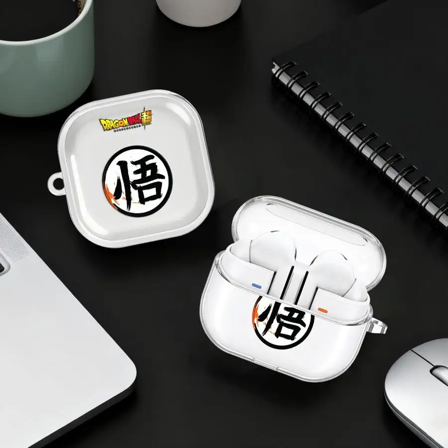 

Clear Earphone Cases Cover With Hook Case For Samsung Galaxy Buds 3 FE 2 Live 3Pro 4 Pro 2Pro 4Pro Dragon Ball Cool Logo