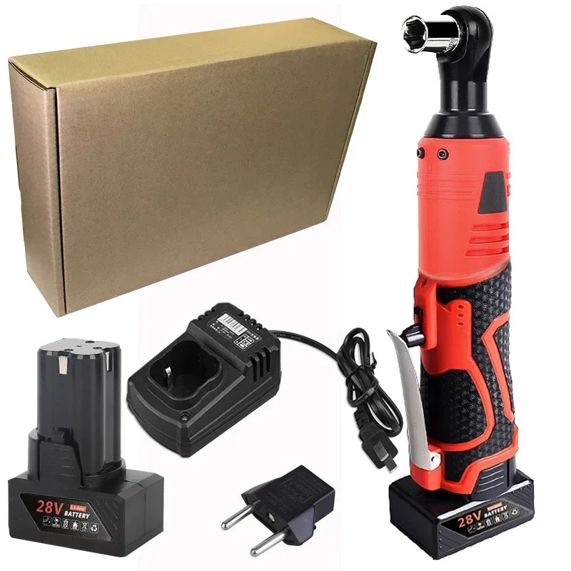 For 28V Electric Wrench Kit 3/8 Cordless Ratchet Wrench Rechargeable Scaffolding machine