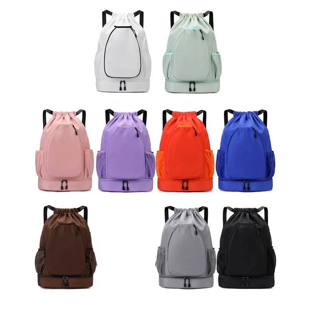 2 Rackets Tennis Racket Backpack with Shoes Pocket Large Capacity Gym Pack Casual Waterproof Drawstring Fitness Bag Home Fitness - Image 6