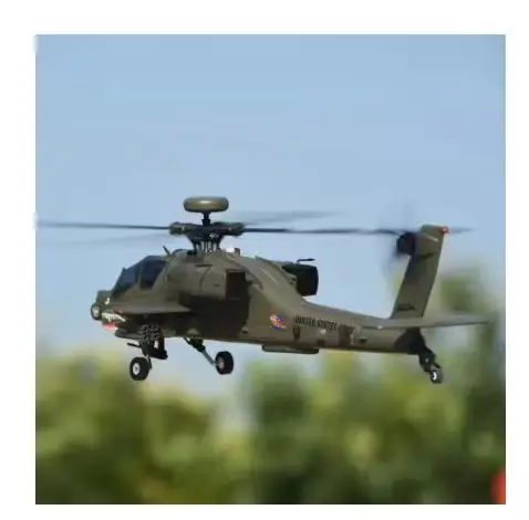 Yuxiang F11 Apache 6 Channels 3D Stunt Remote Control Helicopter Armed Combat Unmanned Simulation Airplane Model Toy
