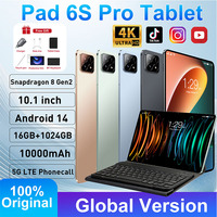 2025 Xioami Pad 6S Pro Tablet Android 14 Snapdragon 8 Gen2 Call Phone Tablets GPS 5G WiFi Dual SIM HD 4K 10.1inch