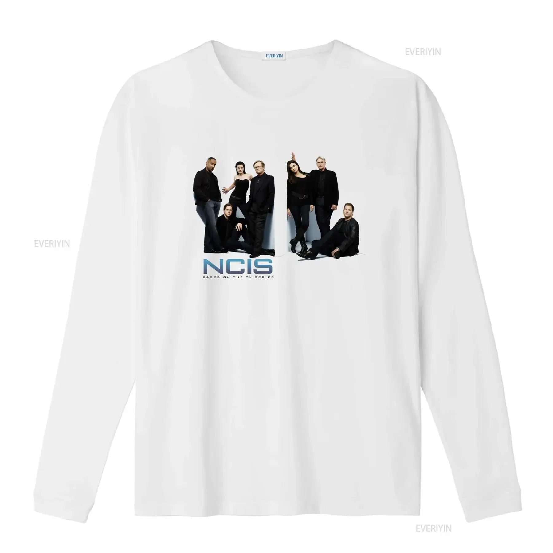Cool NCIS TV Series Full Cast Print Casual T Shirt vintage Washed Breathable Stretched Stylish homme streetwear
