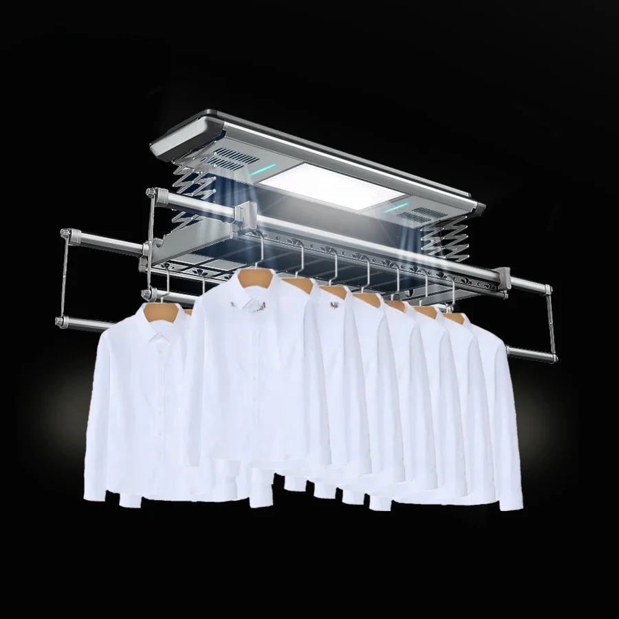 Popular Products Automation Cloth Laundry Hanger Remote Electric Ceiling Clothes Drying Rack Laundry Rack Smart