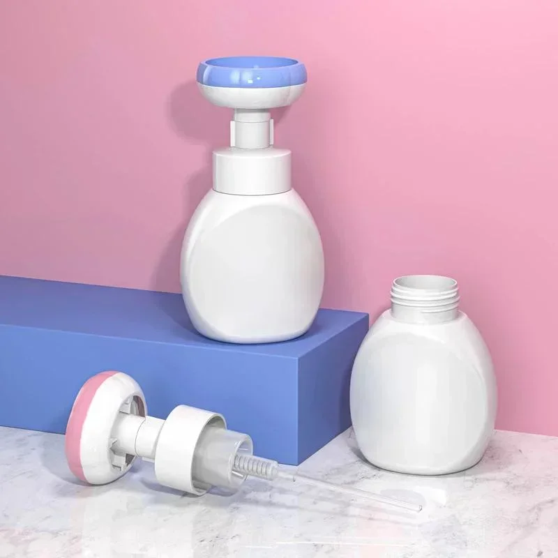 300ml Flower Dispenser Liquid Floral Foam Hand Soap Bottle Pump Floret Bubbler Children Plastic Pressing Type Head Bottling