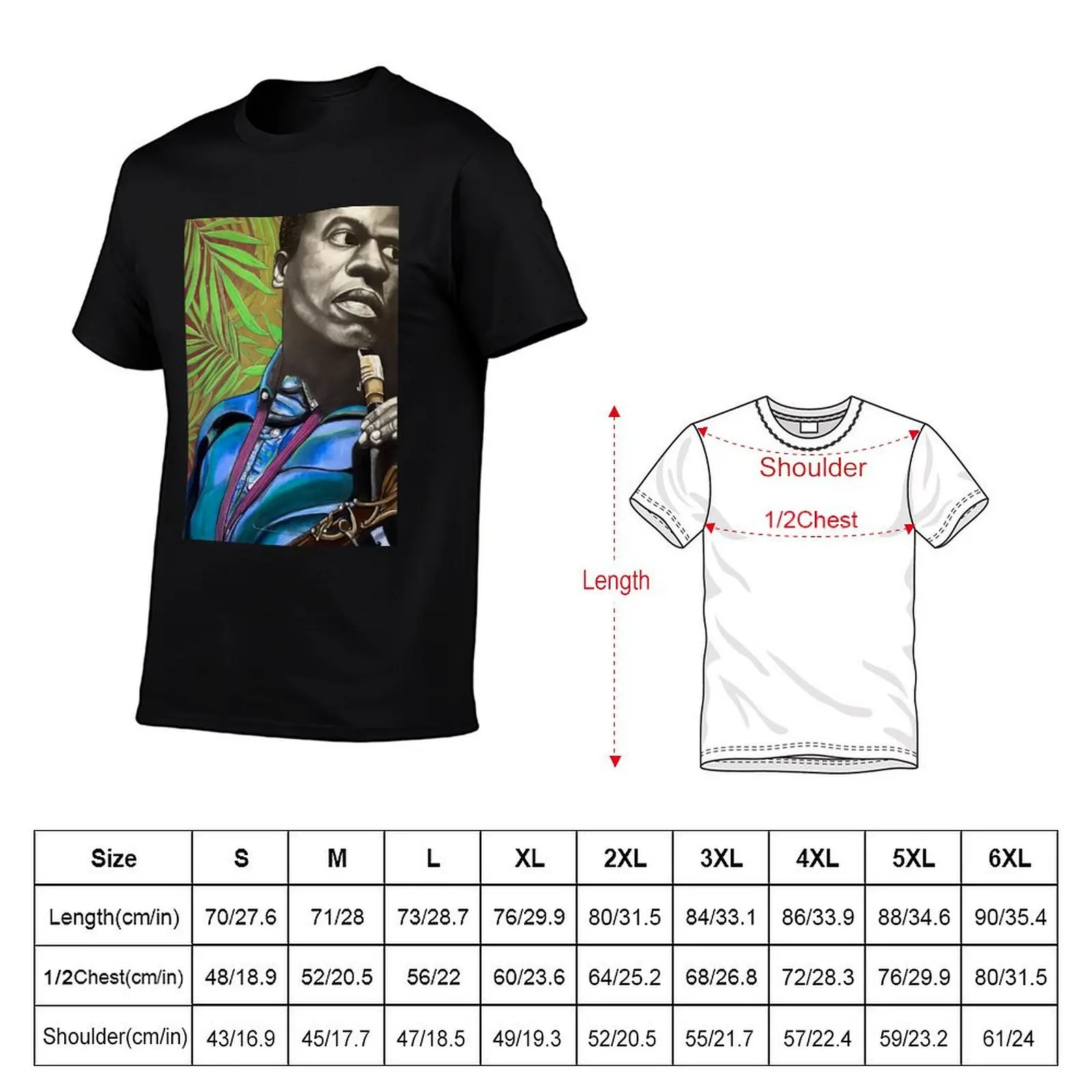 Wayne Shorter Jazz Graphic TEE T-Shirt Fashion Graphic Tee for Men