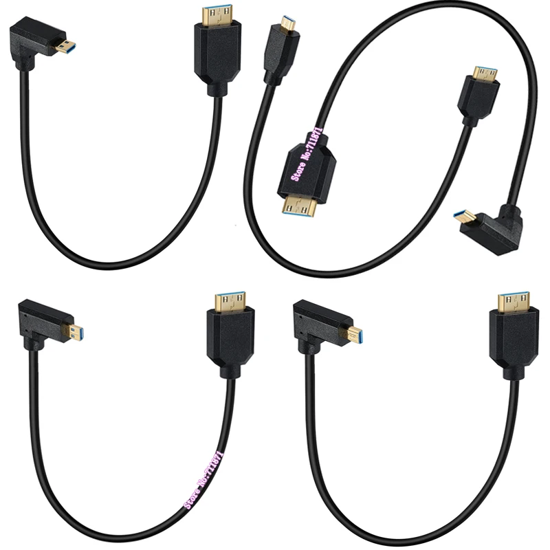 

8K Type C D Micro Mini HDMI-совместимый аудио-видео кабель Line Mini Micro HDMI-совместимый адаптер Кабель-переходник Линия 8K micro to mini HD