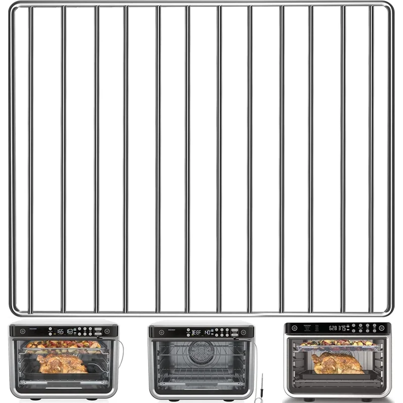 ABVI-الهواء المقلاة الرف ل نينجا فودي DT201 DT251 الفولاذ المقاوم للصدأ الهواء المقلاة استبدال أجزاء سلك رفوف رفوف الشواية صينية
