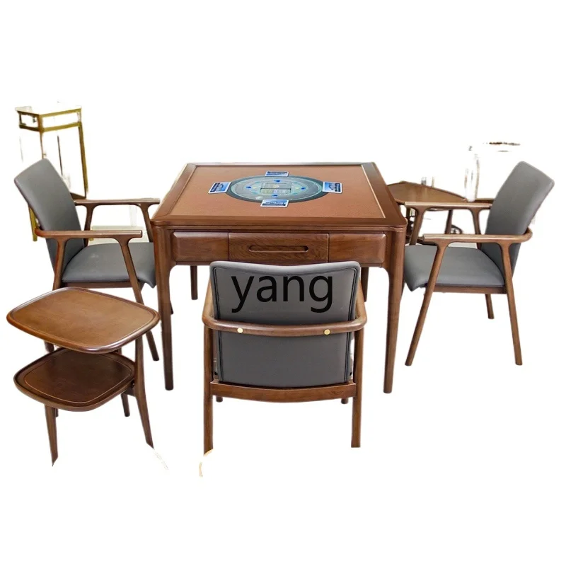 

LMM card dealing machine Automatic poker machine Dou Dizhu solid wood chess and card table