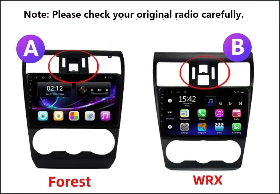 Android 15 Carplay Autoradio Per Subaru Forester 4 SJ XV WRX 2013 - 2018 Auto Radio Android Lettore Multimediale di Navigazione GPS