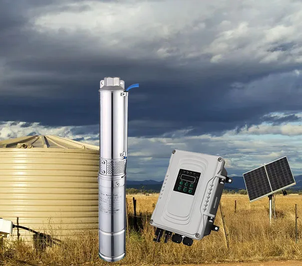 Dc Solar Powered Water Pump Complete Set Submersible Solar Agriculture Water Pump