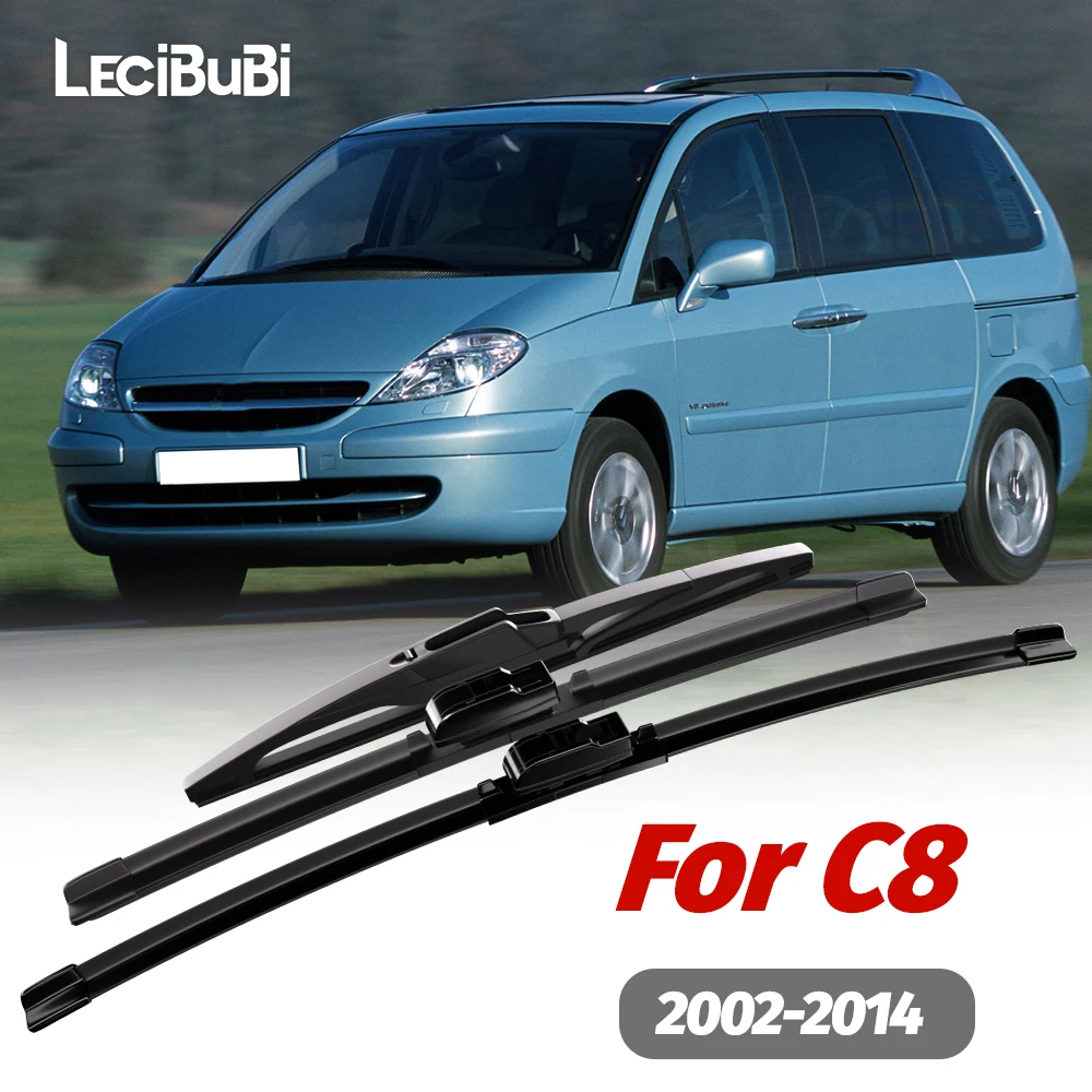 

1set Front & Rear Windshield Wiper Blades Windscreen Wipers For Citroen C8 2002-2014 2003 2004 2005 2006 2007 2008 2009 2010