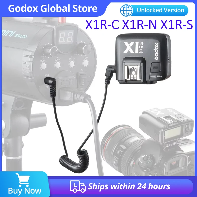 

Godox X1R-N X1R-C X1R-S TTL 2,4G беспроводной приемник, совместимый с X1T-C/N/S XPRO-C/N/S для камер серии Canon Nikon Sony