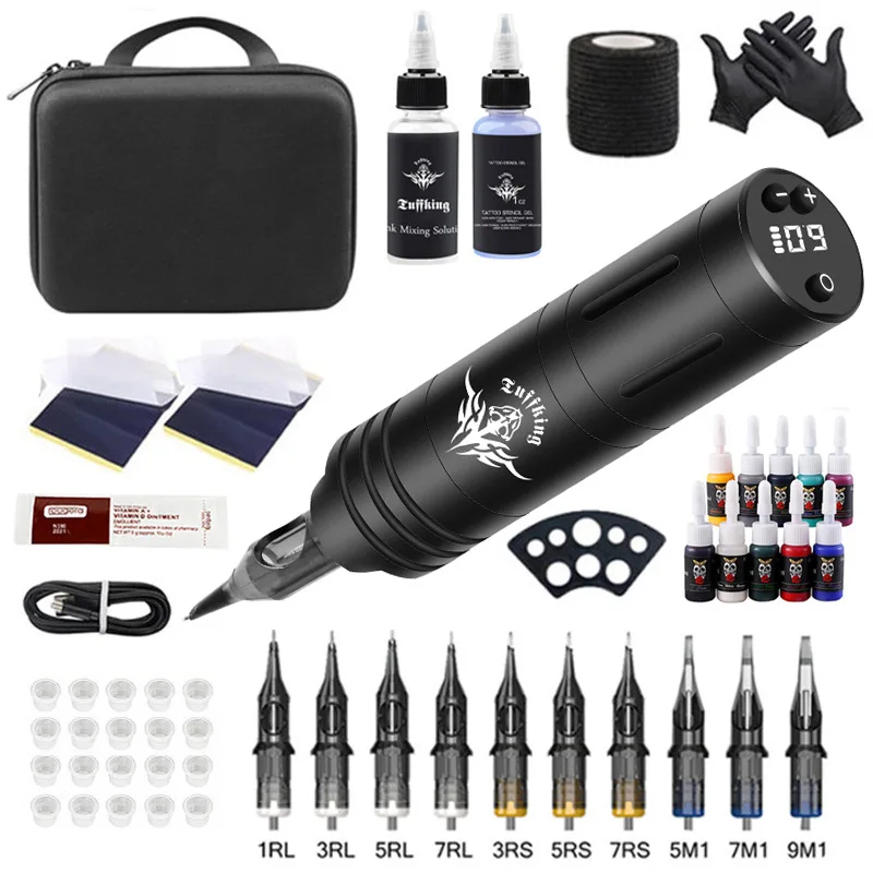 

Tattoo Pen Set Rotary Wireless Tattoo Machine Kit Coreless Motor High Quality Tattoo Machines for Tattoo Artis