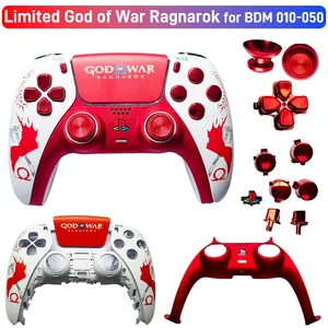 Dewa Perang Ragnarok Terbatas untuk Cangkang Pengontrol PS5 Penutup Belakang Depan Casing Playstation 5 Pengganti BDM-010/020/030/040/050 10 kulit pengontrol ps5 penjualan terbaik god of war - №