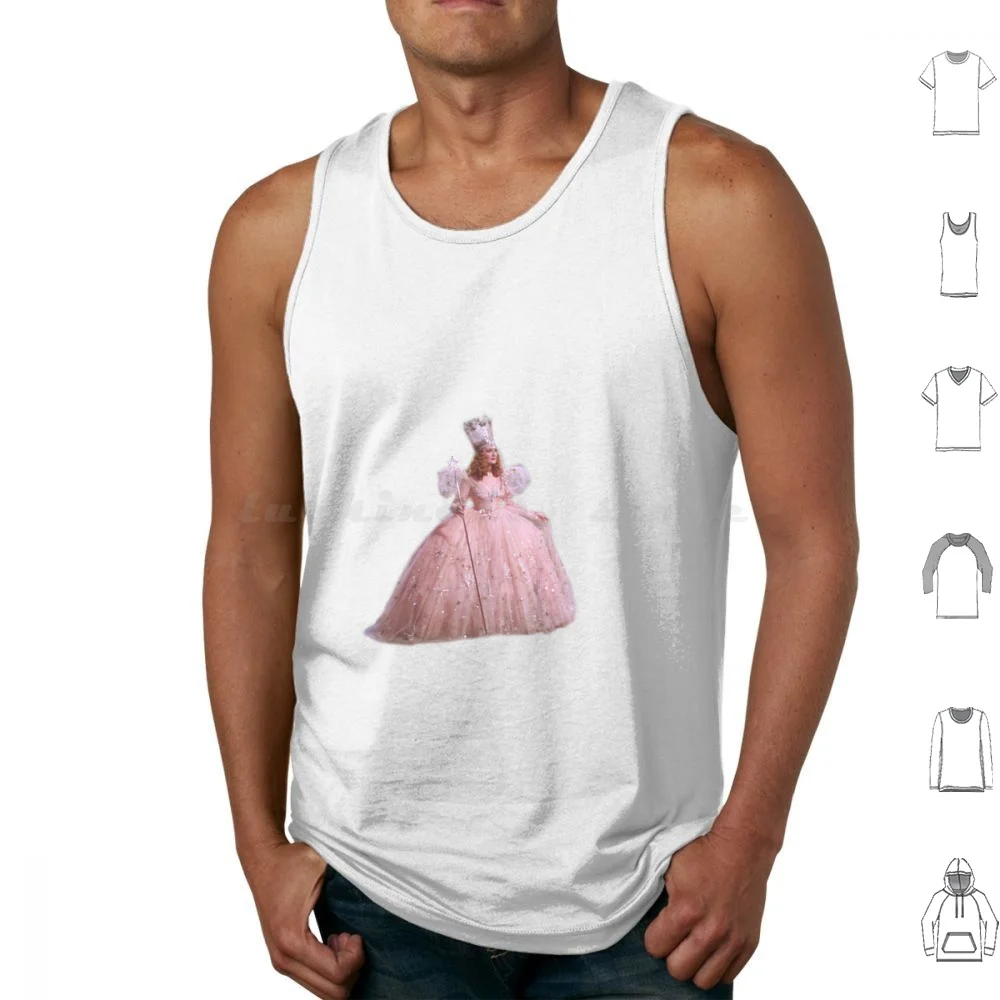 Glinda-The Tank Tops Vest Sleeveless Glinda Glinda The Good Witch The Oz Dorothy Scarecrow Tinman Lion Cowardly Lion