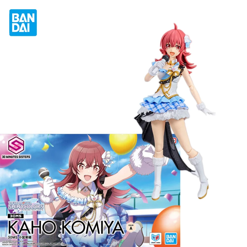 Em Estoque Original Bandai 30MS THE IDOL MASTER KAHO KOMIYA (COR A) Figura de Ação para Montar Brinquedos de Anime Coleção de Presentes