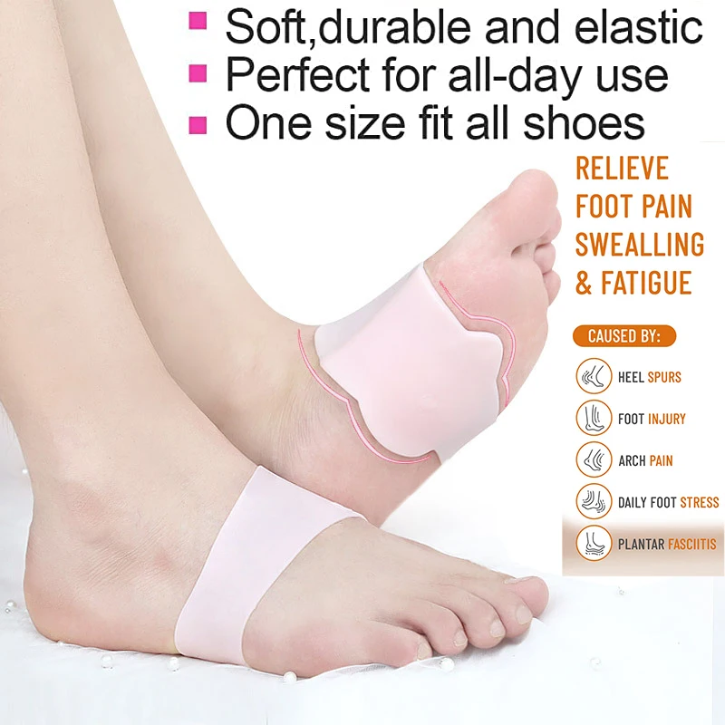 Pexmen 2Pcs Arch Support-Sleeve für Plantarfasziitis Flache Fuß Gefallenen Bögen und Ferse Spurs Feet Pain Relief für frauen & Männer