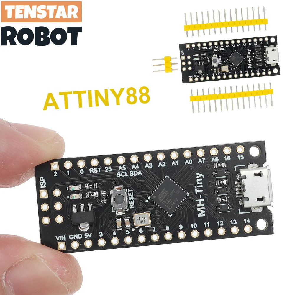 ATTINY88 micro development board 16Mhz /Digispark ATTINY85 Upgraded /NANO V3.0 ATmega328 Extended Compatible for Arduino