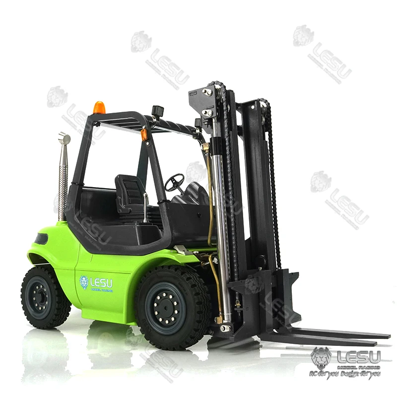 

LESU 1/14 RC Hydraulic Metal Forklift Transfer Car RTR Model ESC Motor Servo Outdoor Toys THZH1204