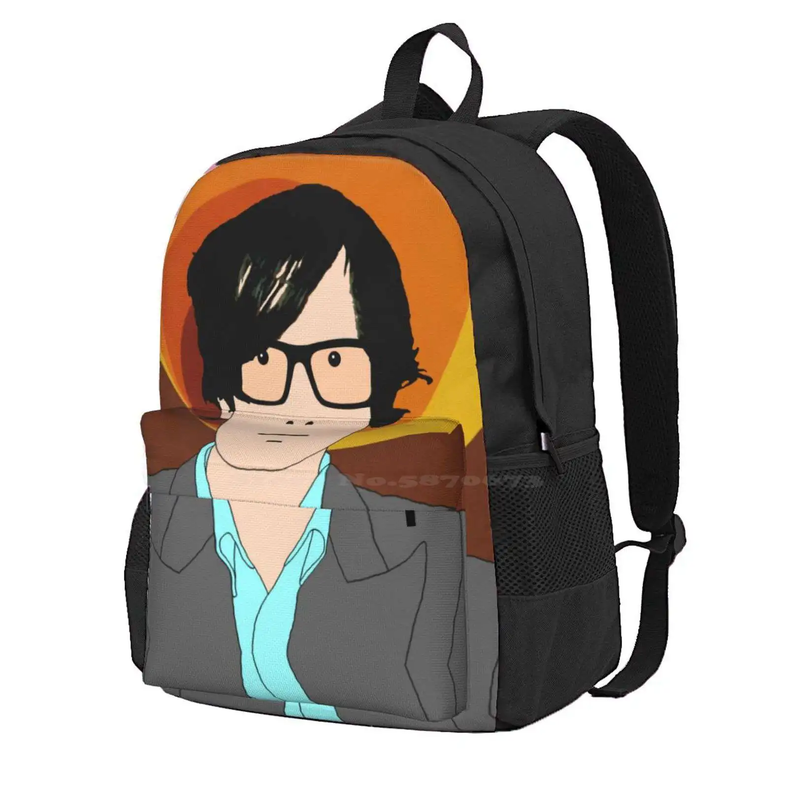 

Jarvis Cocker Hot Sale Schoolbag Backpack Fashion Bags 90S Cocker Hero Indie Jarvis Legend Music North Pulp Sheffield Yorkshire