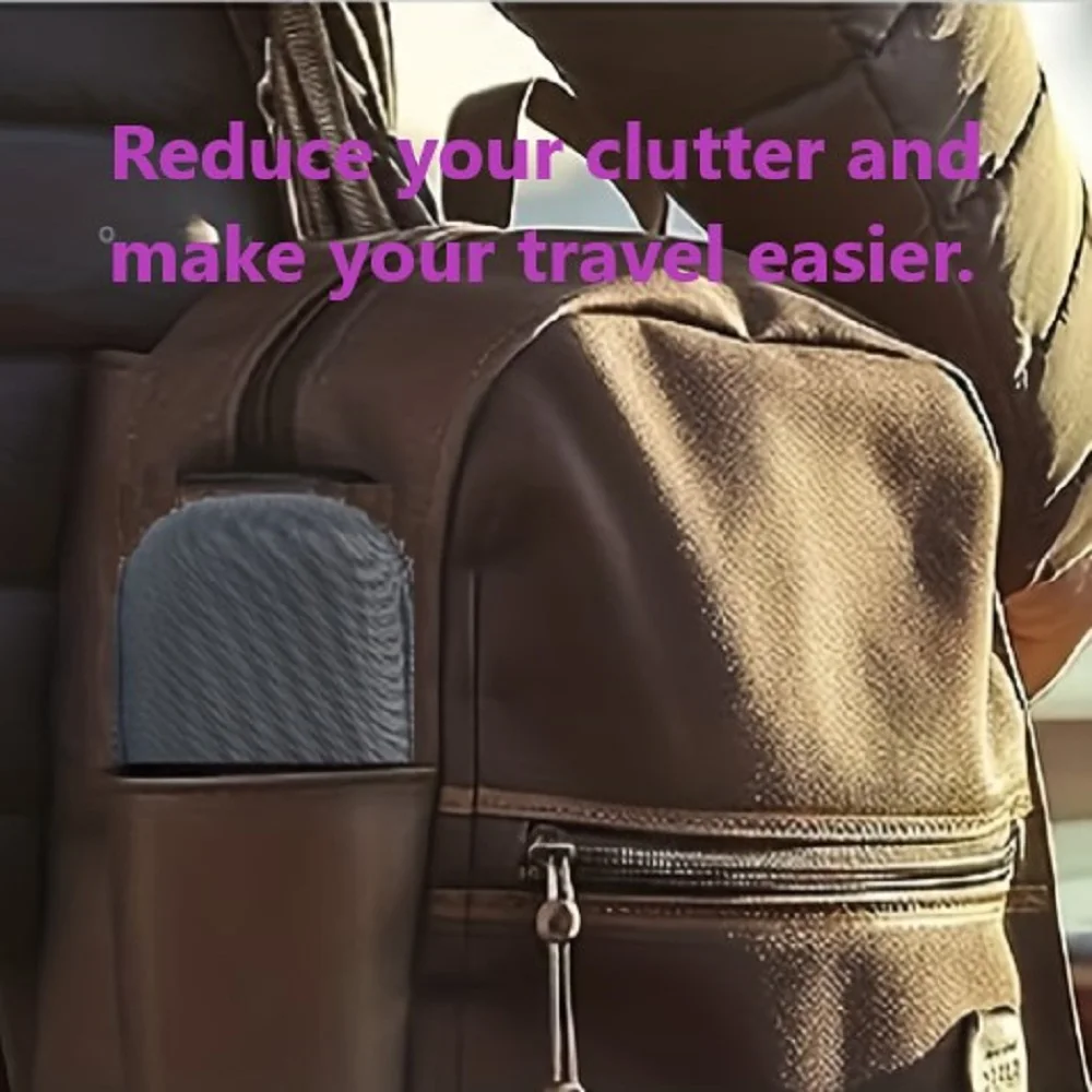 1pc Asthma Inhaler Travel Case ，Portable Nebulizer Case/bag , Includes Inhaler Holder Case Only, Black image 6