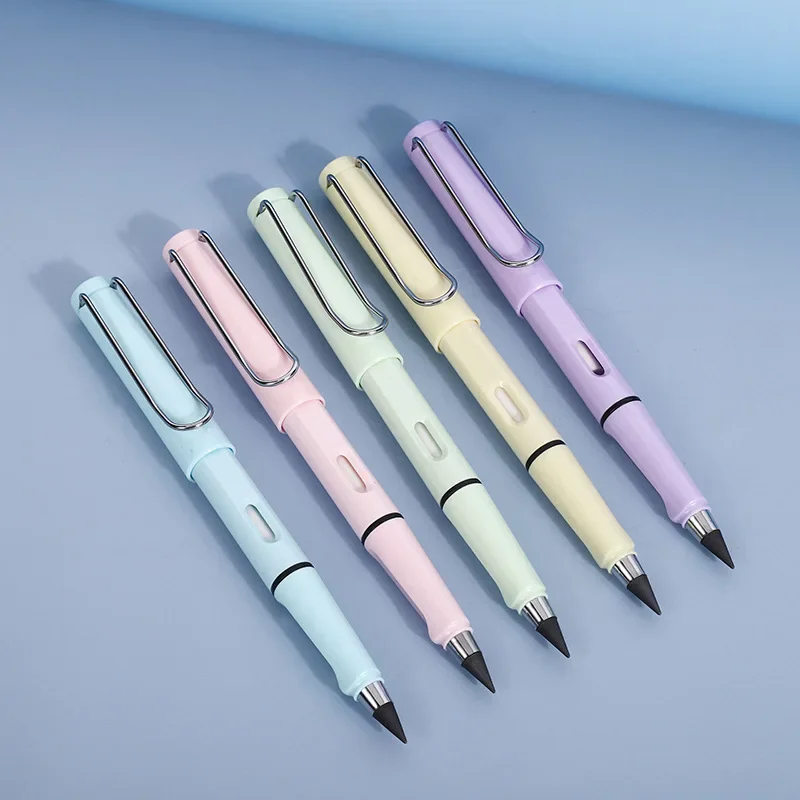 Unlimited Writing Pencil New Technology Eternal Infinite Pencil Smooth Art Sketch Drawing Office School Supplies Kid Gift