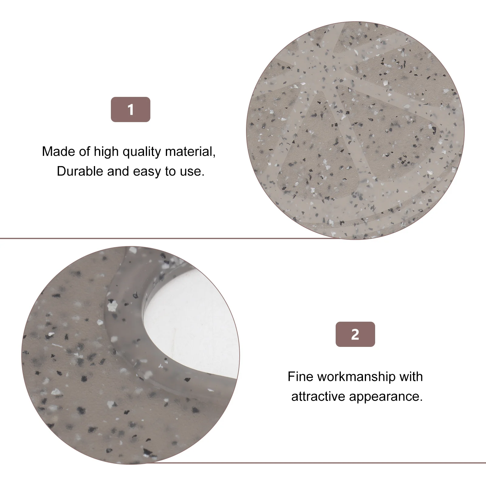 

1Pcs 31x0.5cm Imitation Marble Cutting Board Round Plastic Chopping Board for Vegetable Fruit Meat Bread Pizza