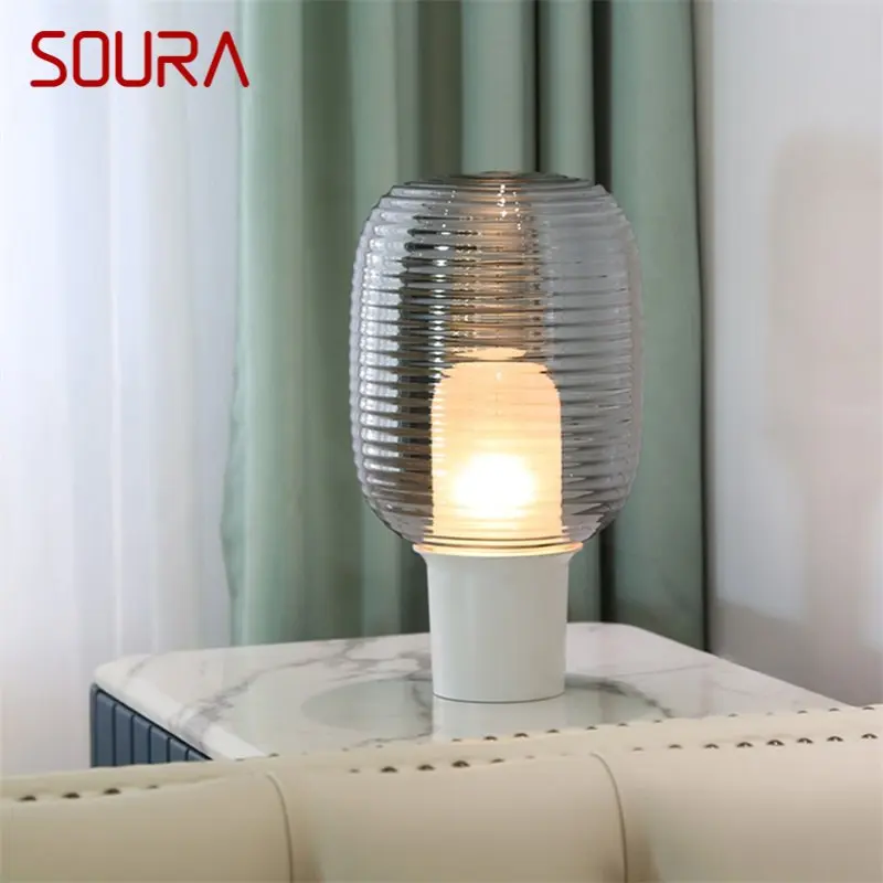 

SOURA Contemporary Table Lamp Design Aluminum E27 Desk Light Home LED Decorative For Foyer Living Room Office Bedroom