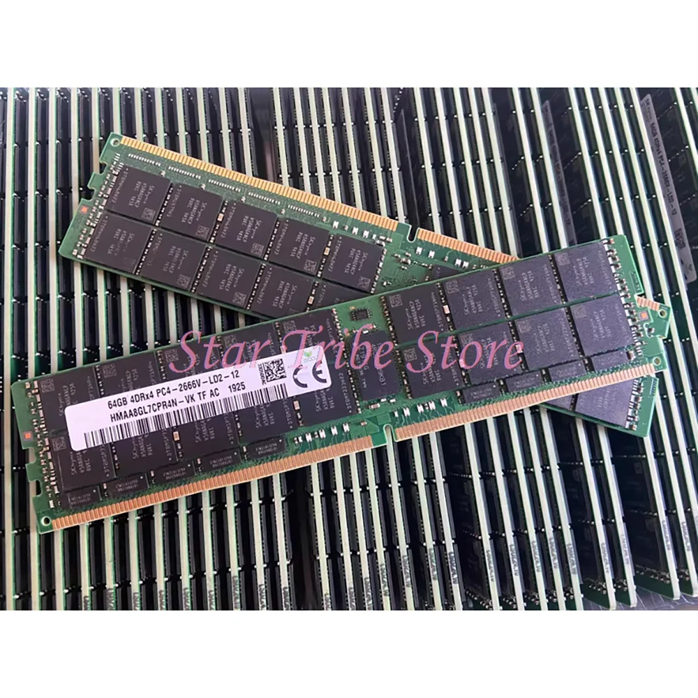 

1Pcs RAM HMAA8GL7CPR4N-VK HMAA8GL7CPR4N 64G 64GB DDR4 2666 4DRX4 PC4-2666V EC LR Memory
