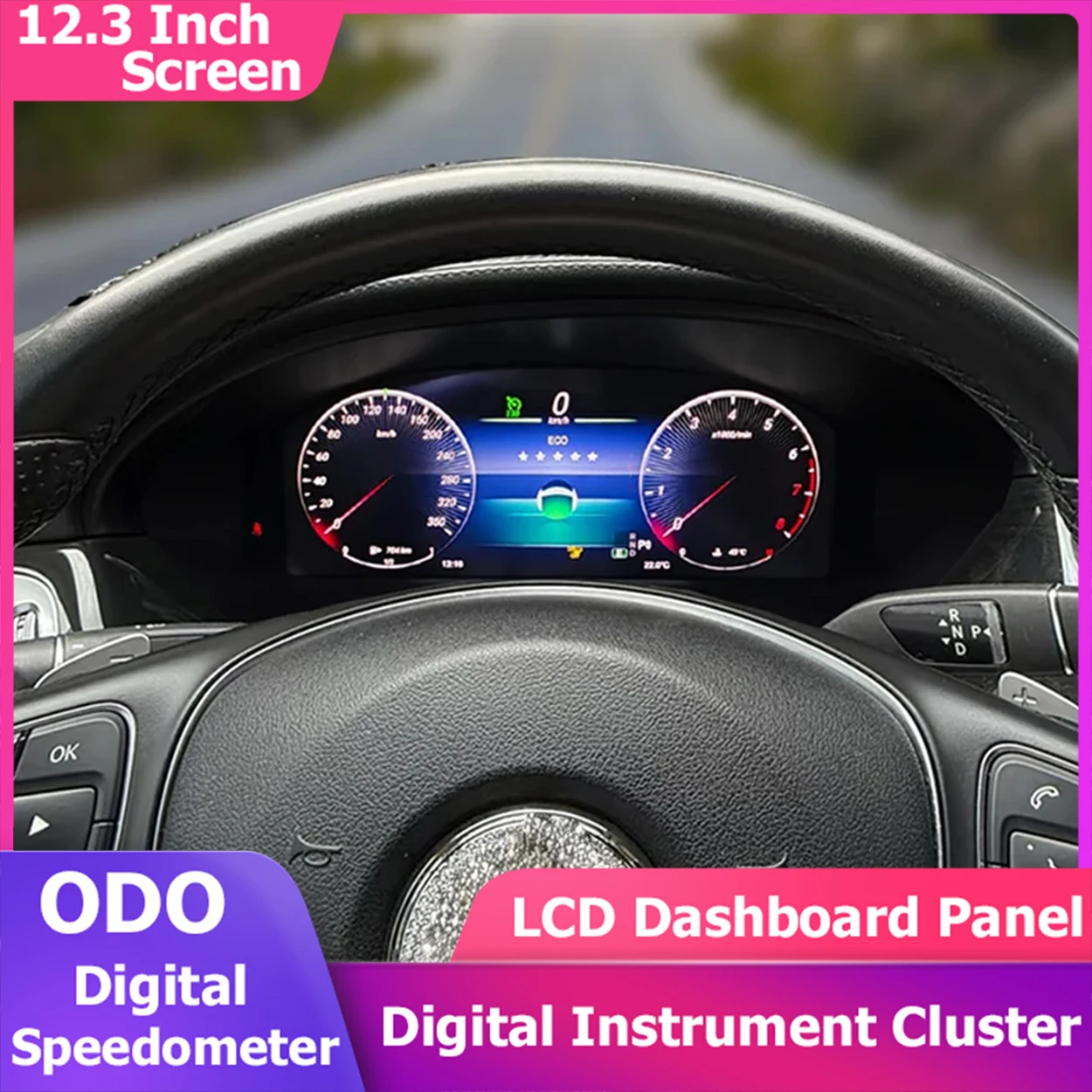 

Virtual Cockpit Dashboard LCD Panel Linux Digital Instrument Cluster For Mercedes Benz CLS NTG4.5 2012-2017 Speedometer Upgrade