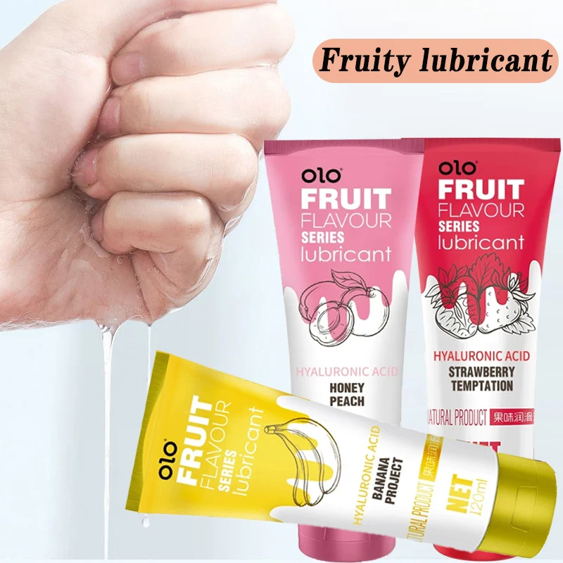 Seidig glattes, leckbares Gleitmittel, leidenschaftliches, fruchtiges Gleitmittel, wasserlöslich, Sex für Erwachsene, starke Drahtzeichnung, kein Reinigen, Doping