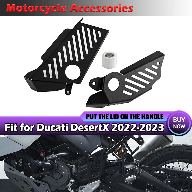 

Fit For Ducati Desert X 2022 2023 Accessories Motorcycle Heel Protective Cover Guard Cap Protection