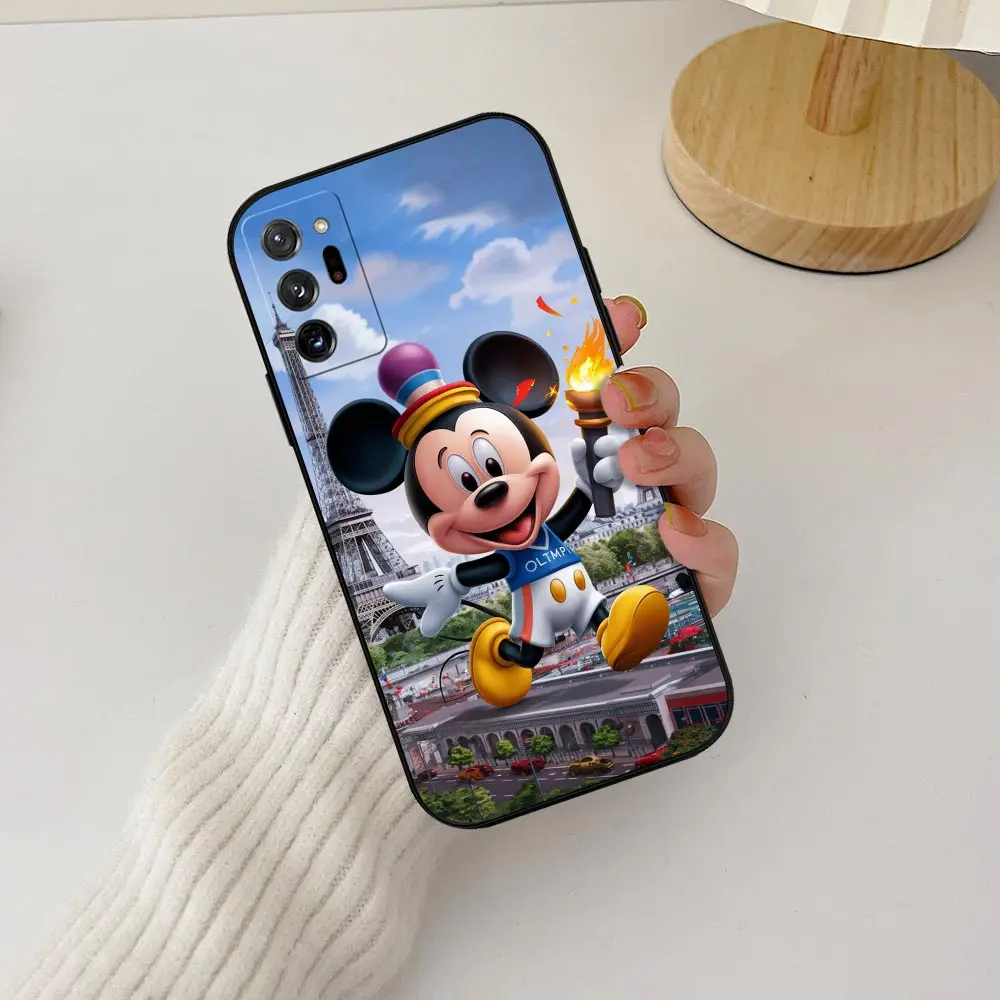 Caso bonito de Disney Mickey Mouse para Samsung Galaxy, Tampa do telefone, Galaxy Note 20, 10 Ultra, Pro Plus, M62, M51, M33, A15, A14, A13, A12, A06, A05S, a04