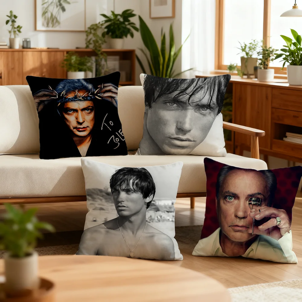 German actor Udo Kier cushion cover Best Home Office Coffee Pillow Sofa Printing Decoration Room Shop Car Nordic Simplicity Hit
