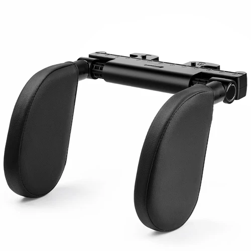 Ergonómico 360 °   Almohada cervical automática ajustable con espuma viscoelástica y almohadillas laterales, reposacabezas para dormir con un solo clic para viajes en coche, BMW Benz