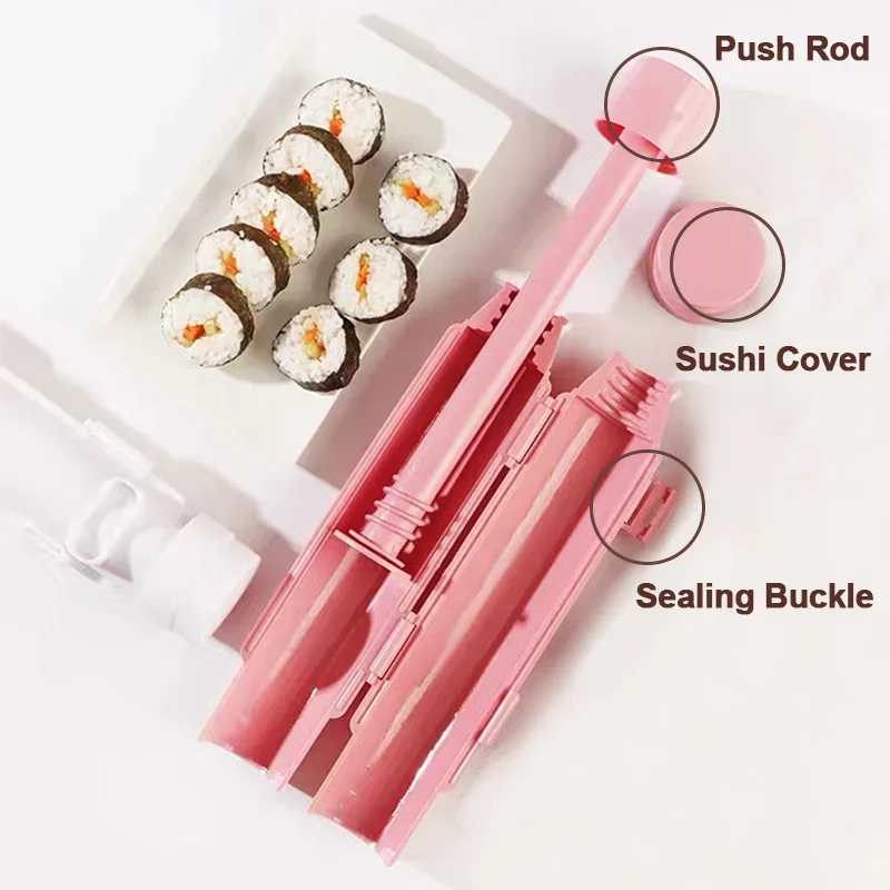 DIY Sushi Maker Roller Rice Mold Bazooka Vegetable Meat Rolling Tool Sushi Making Machine Kitchen Accessories Sushi Tool New - Image 5