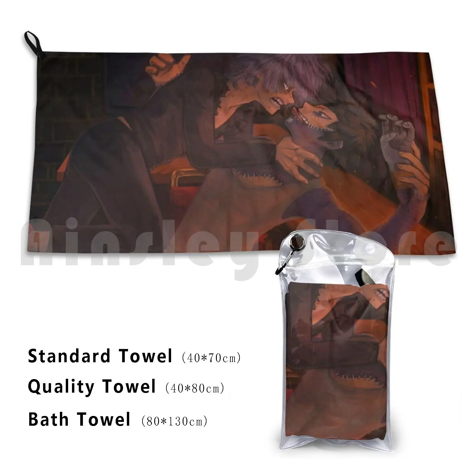 Sail Custom Towel Bath Towel Scary Dabi Shigaraki Dabi Todoroki Shigadabi Bnha Mha Boku No Hero
