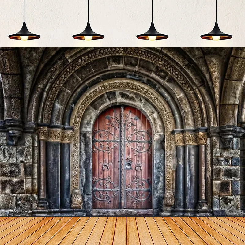 خلفية التصوير الفوتوغرافي خمر معدنية الميكانيكية البرونزية عقارب الساعة التروس باب معدني خلفية الرجعية الحنين نمط راية