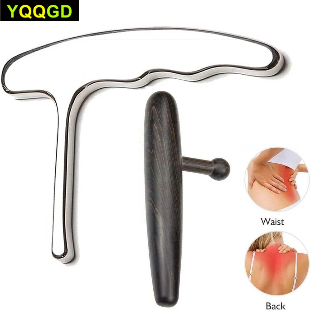 1Pcs Trigger Point Massager Tool - Pressure Point Massage Tool for IASTM and Muscle Knot Release,Sandalwood Accupressure Massage