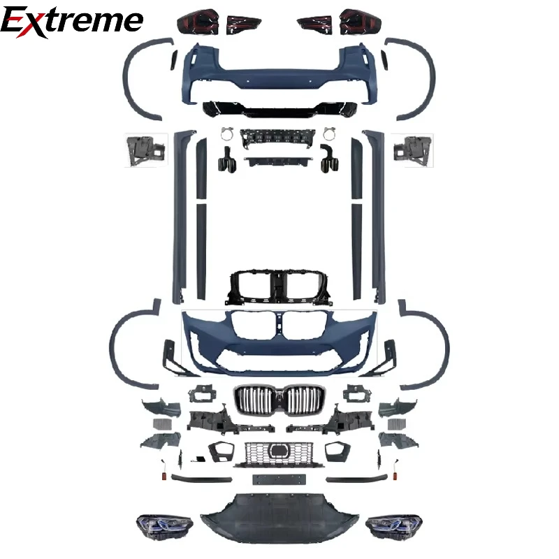 Tegarry X3 G01/08(18-21) Upgrade to X3M(2022+) old to new Body Kits Includes Hood and Headlights for BMW 2018 2019 2020 2021