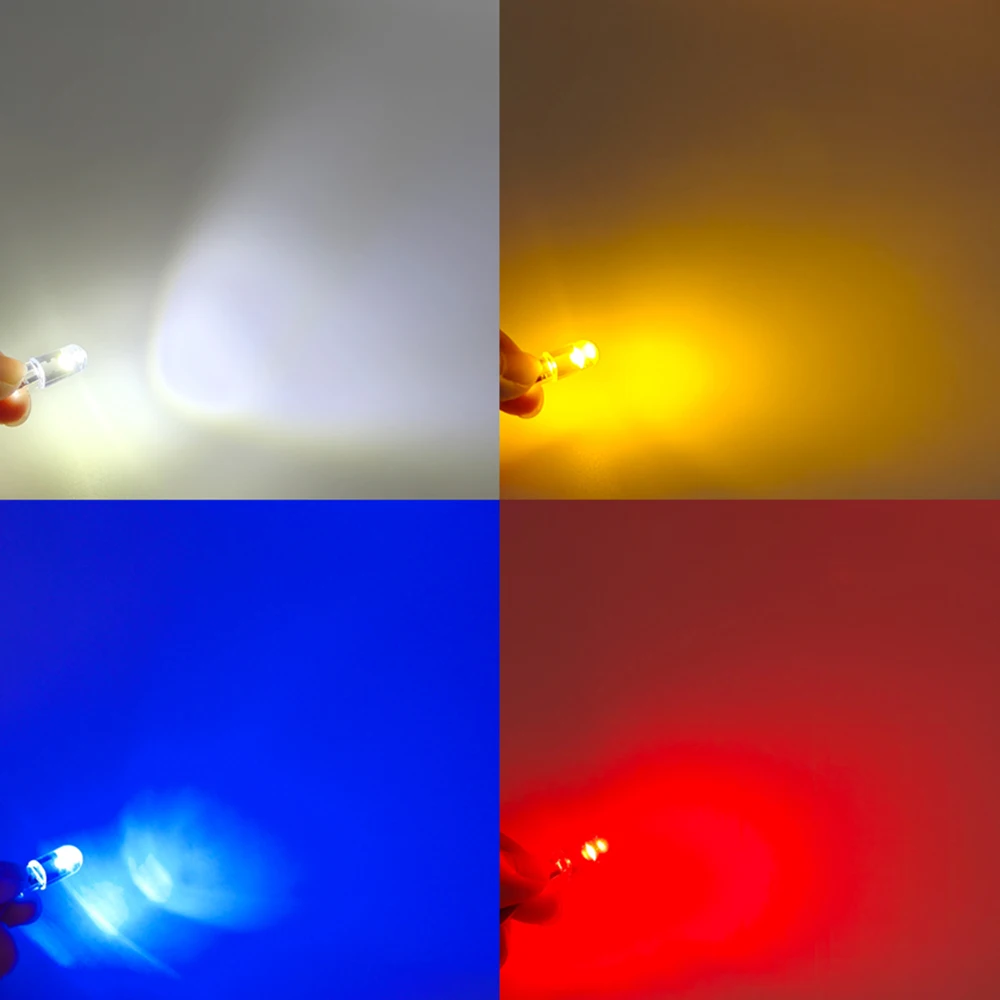 2/4/6/8/10/12X Car LED Bulb W5W T10 COB Glass CANBUS Auto Interior Lighting Dome License Plate Lamp Clearance Turn Signal Light