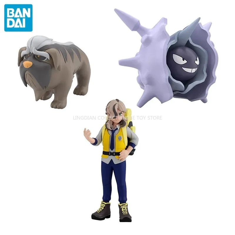 In Stock Original BANDAI Pokemon Scale World Giacomo Mabosstiff Cloyster Paldea Region Anime Toys PVC Model Doll Birthday Gift