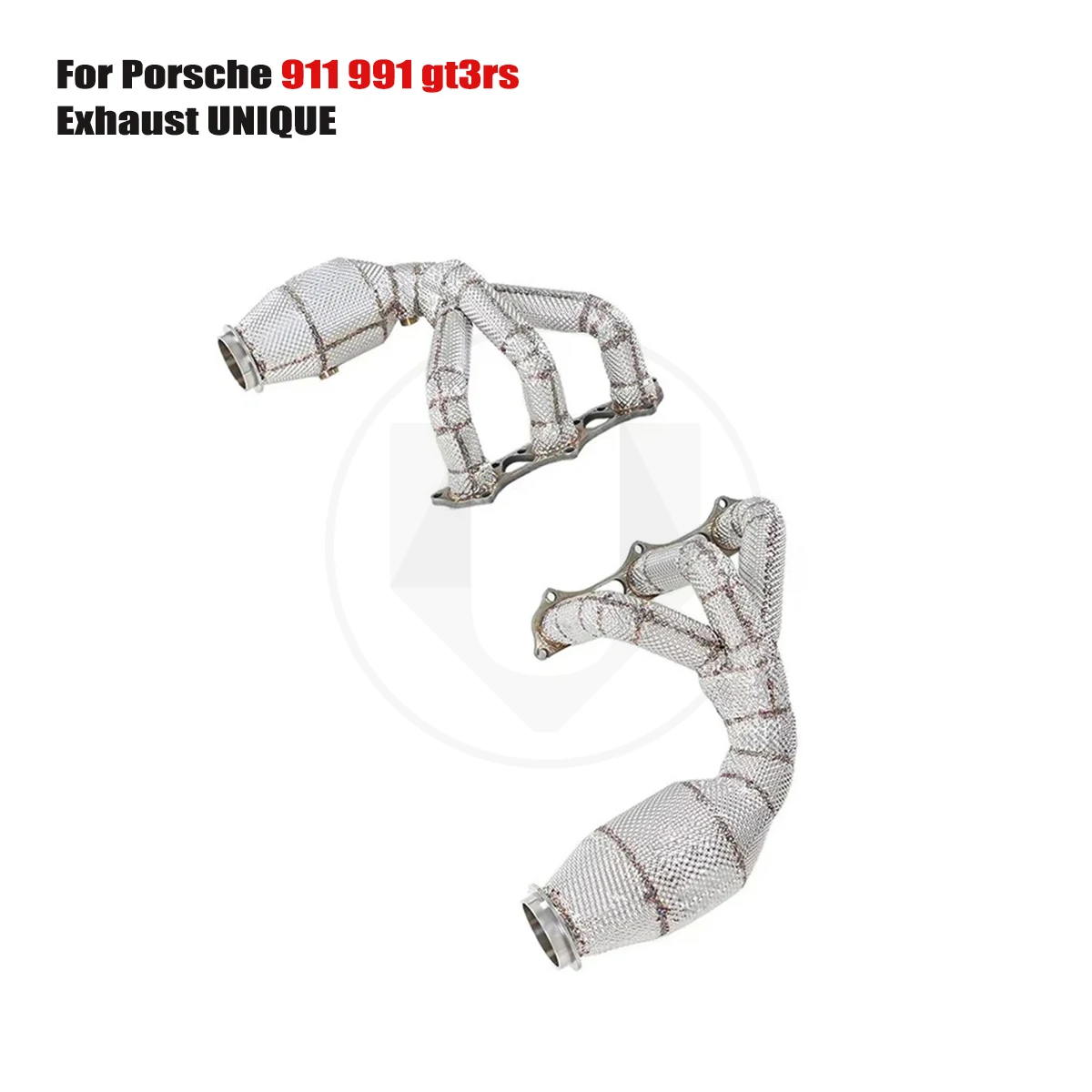 

UNIQUE manifold downpipe For 2012-2015 Porsche 911 991.1 GT3 3.8L 4.0L Equal Length SS304 exhaust manifold With insulator